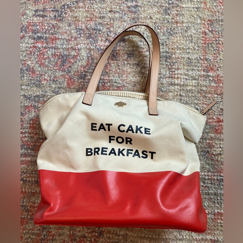 Kate Spade Tote, Eat Cake For Breakfast
